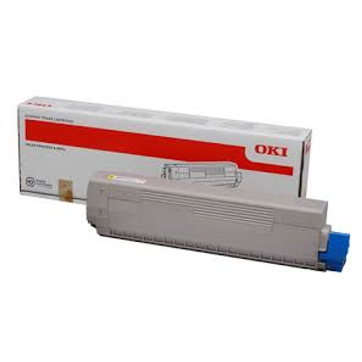 Gul lasertoner C822 - OKI - 7.300 sider