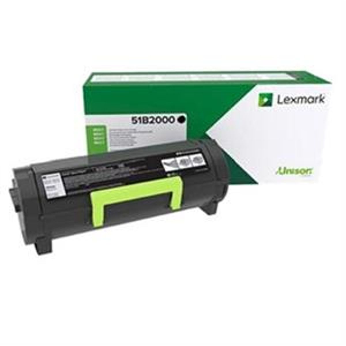 Sort lasertoner - Lexmark 51B2X00 - 20.000 sider