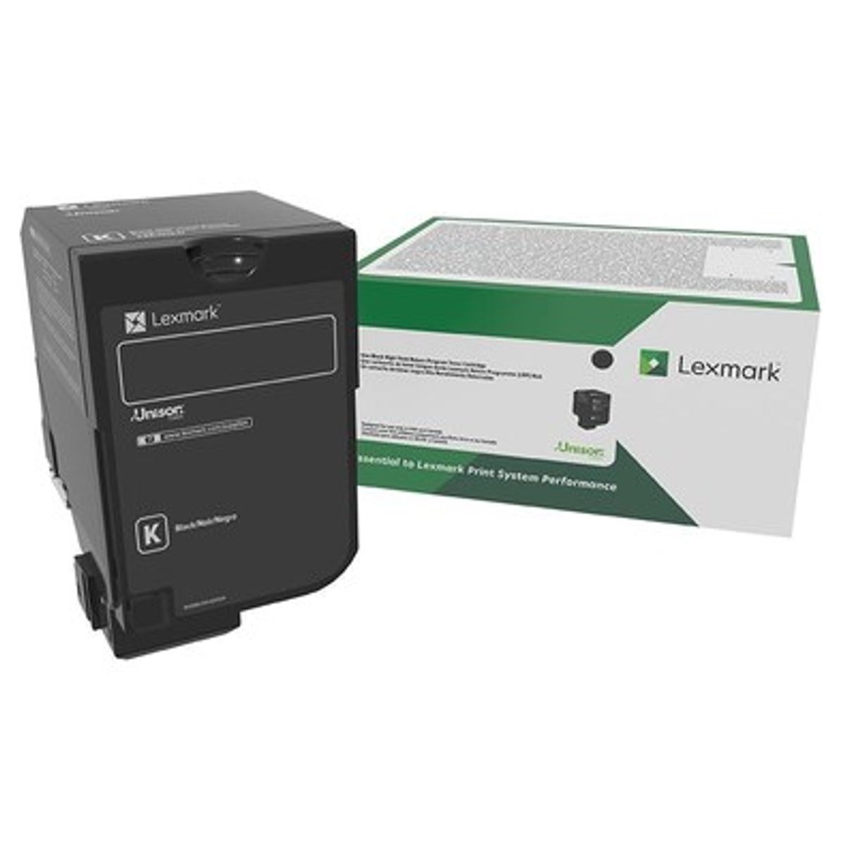 Sort lasertoner - Lexmark 827BK - 20.000 sider