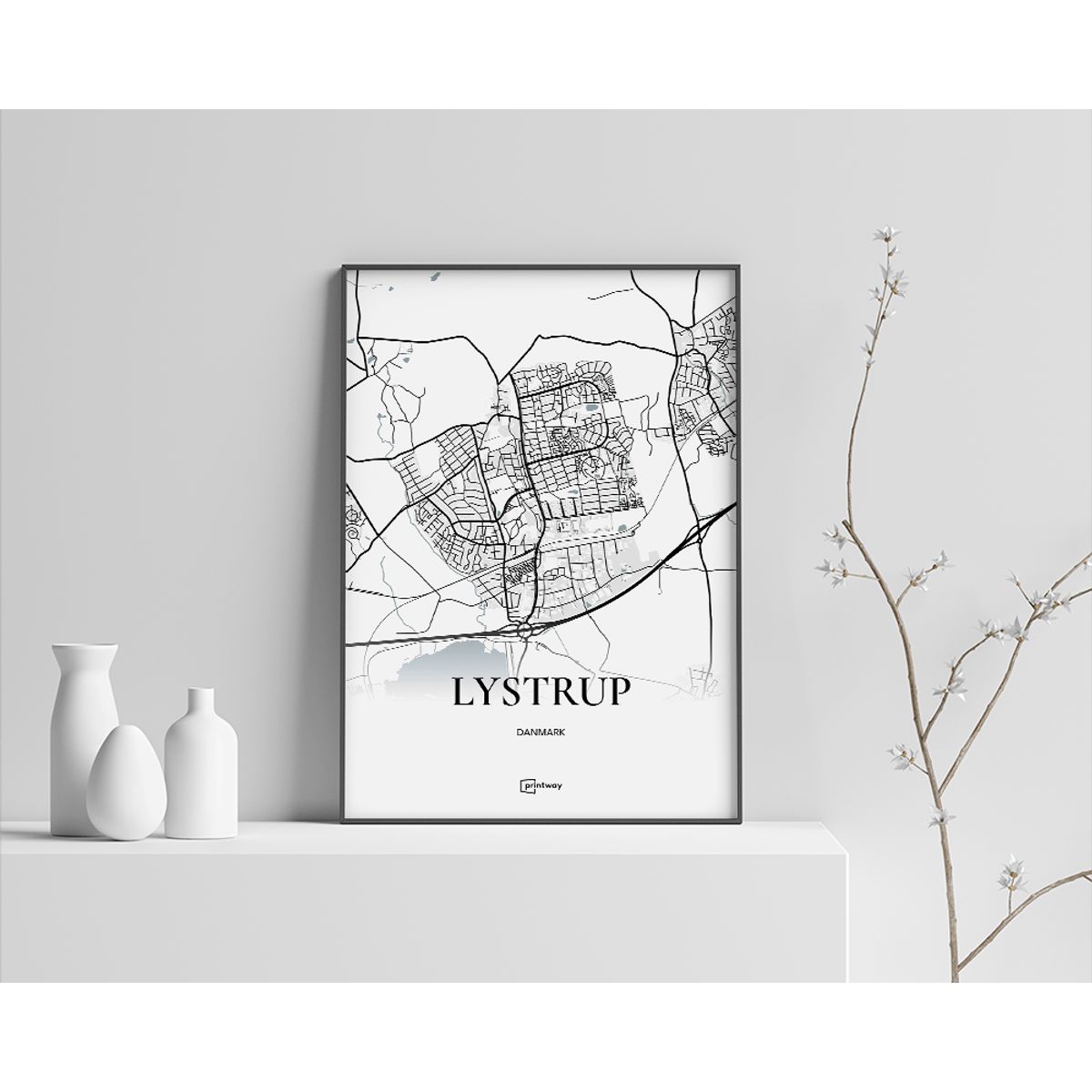 Lystrup Plakaten 42×60 cm (A2)