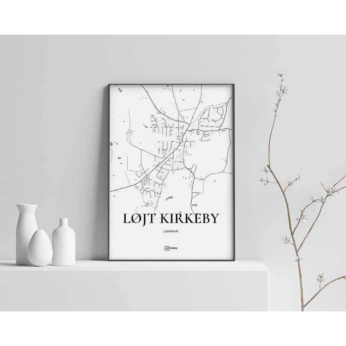 Løjt Kirkeby Plakaten 60×84 cm (A1)