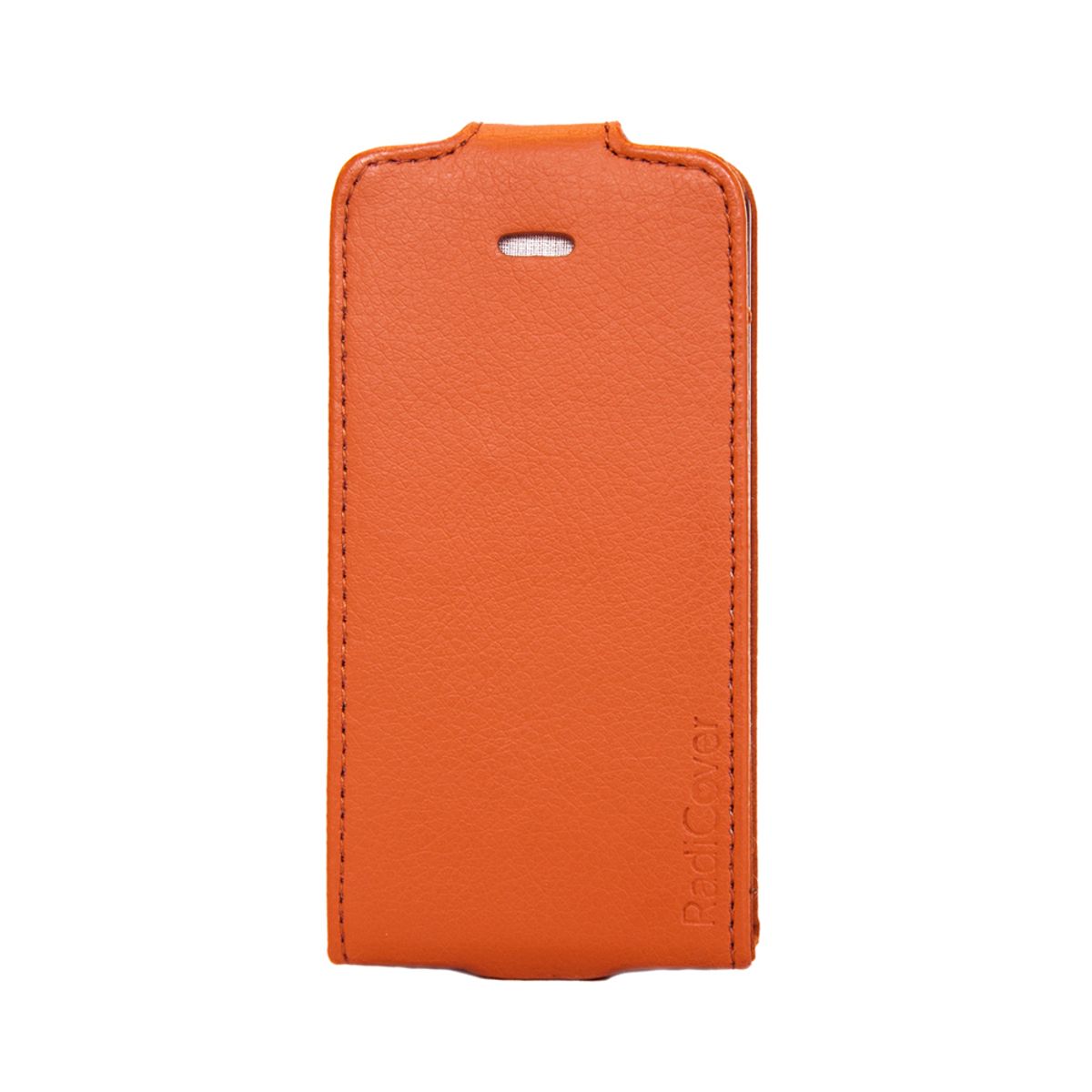 Fashion - iPhone 4/4S - vegansk lder - 91% beskyttelse - cognac brun