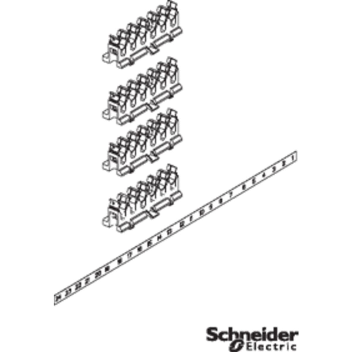 Kabel Guide For Patchpanel 4 Stk.