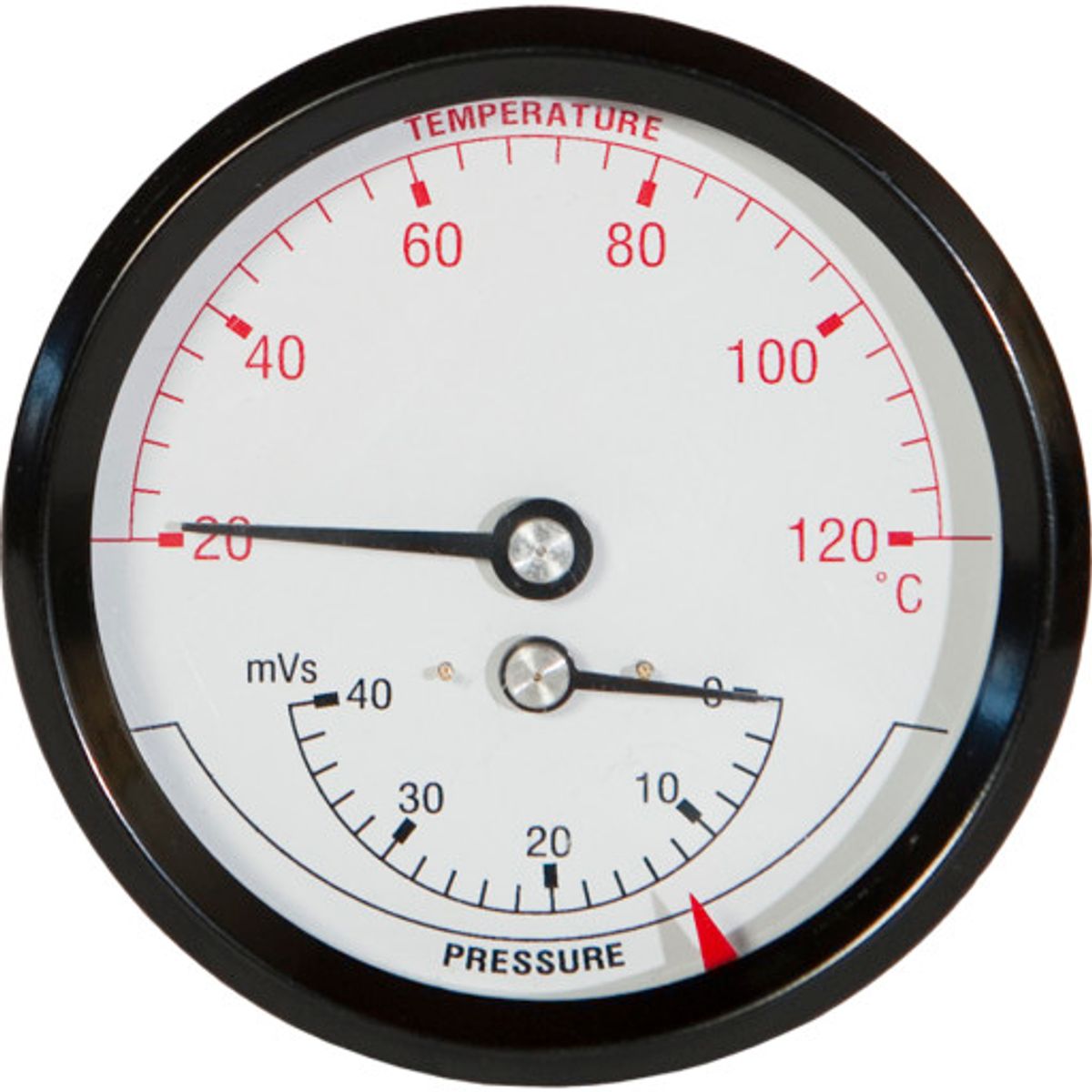 80 mm Hydrotermometer 120° 40MVS