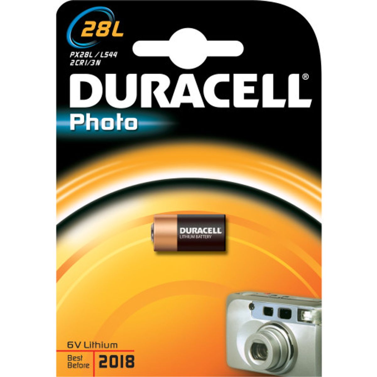 Duracell batteri, PHOTO 28L, 1 stk.