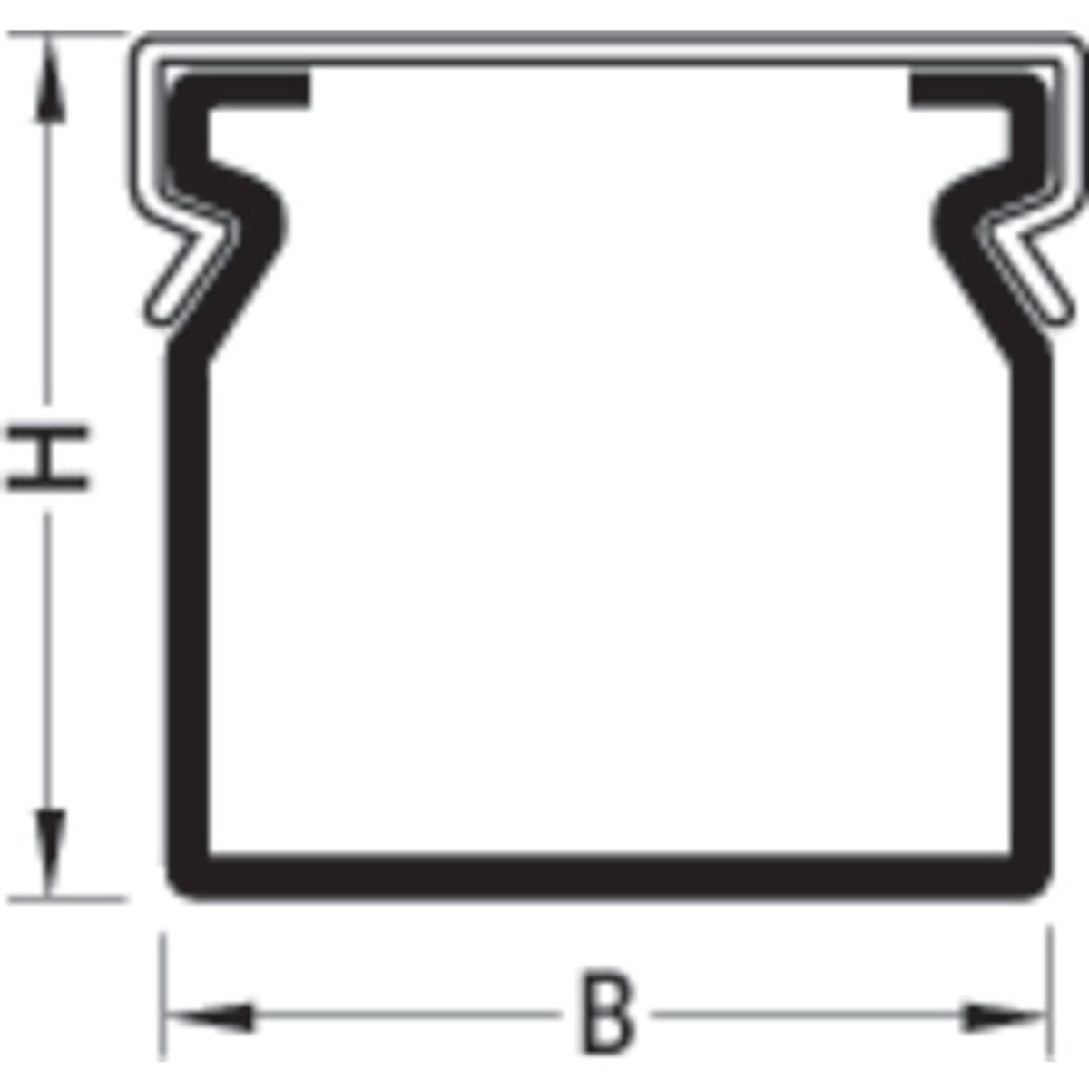 2 meter LEDNINGSKANAL BA6 40060