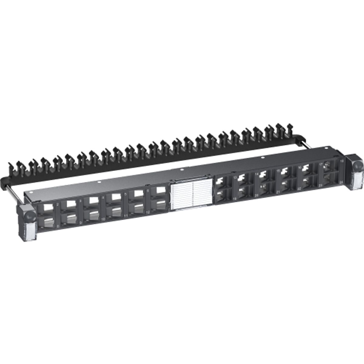 Actassi Patchpanel S1 24 huls 1HE vinklet