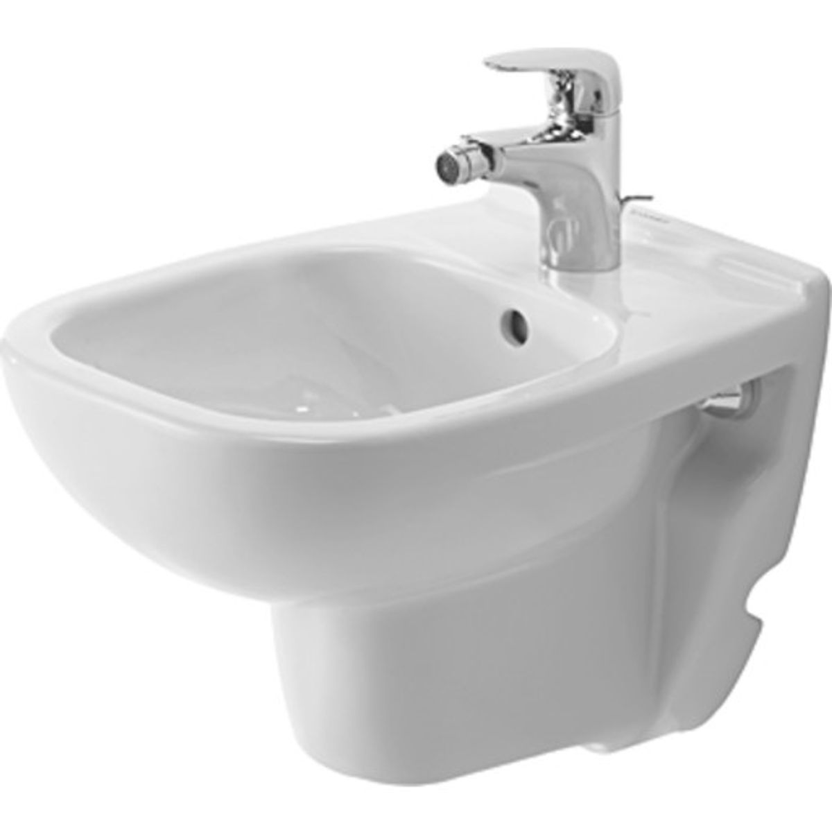 D-code vægbidet 48 cm compact med hanehul