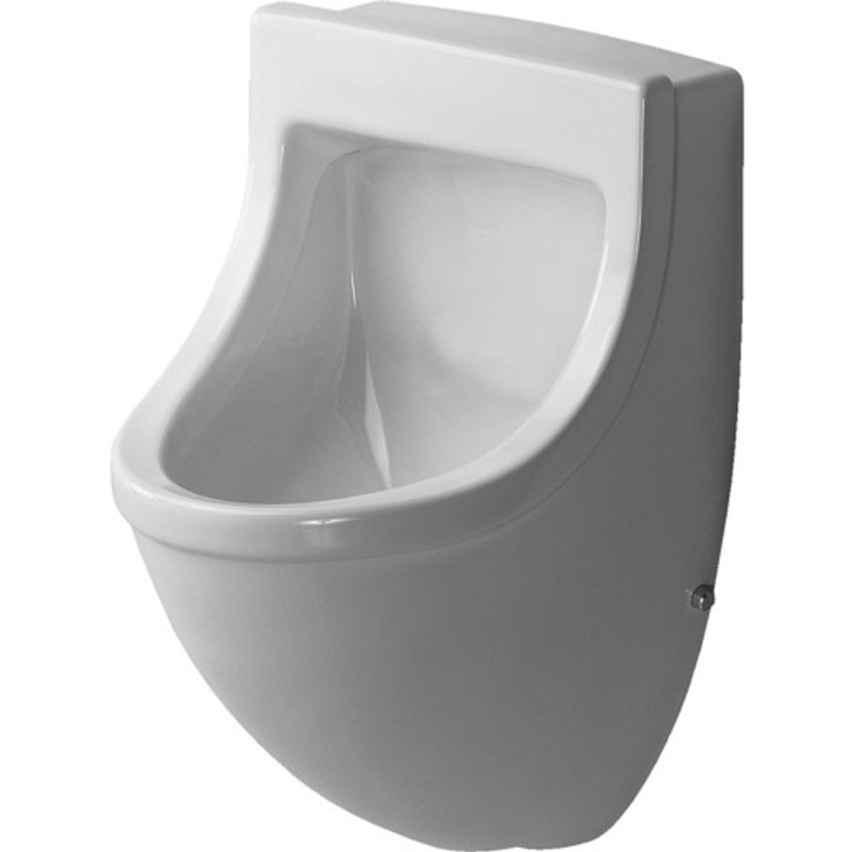 Starck 3 urinal tilslutning bagfra, med flue, wondergliss