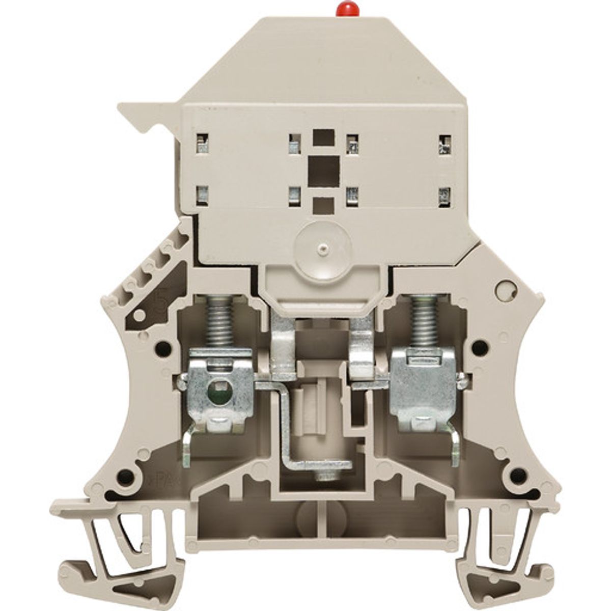 Sikringsklemme WSI 6/LD 10-36V DC/AC Beige 6,3A Skrue/Skrue