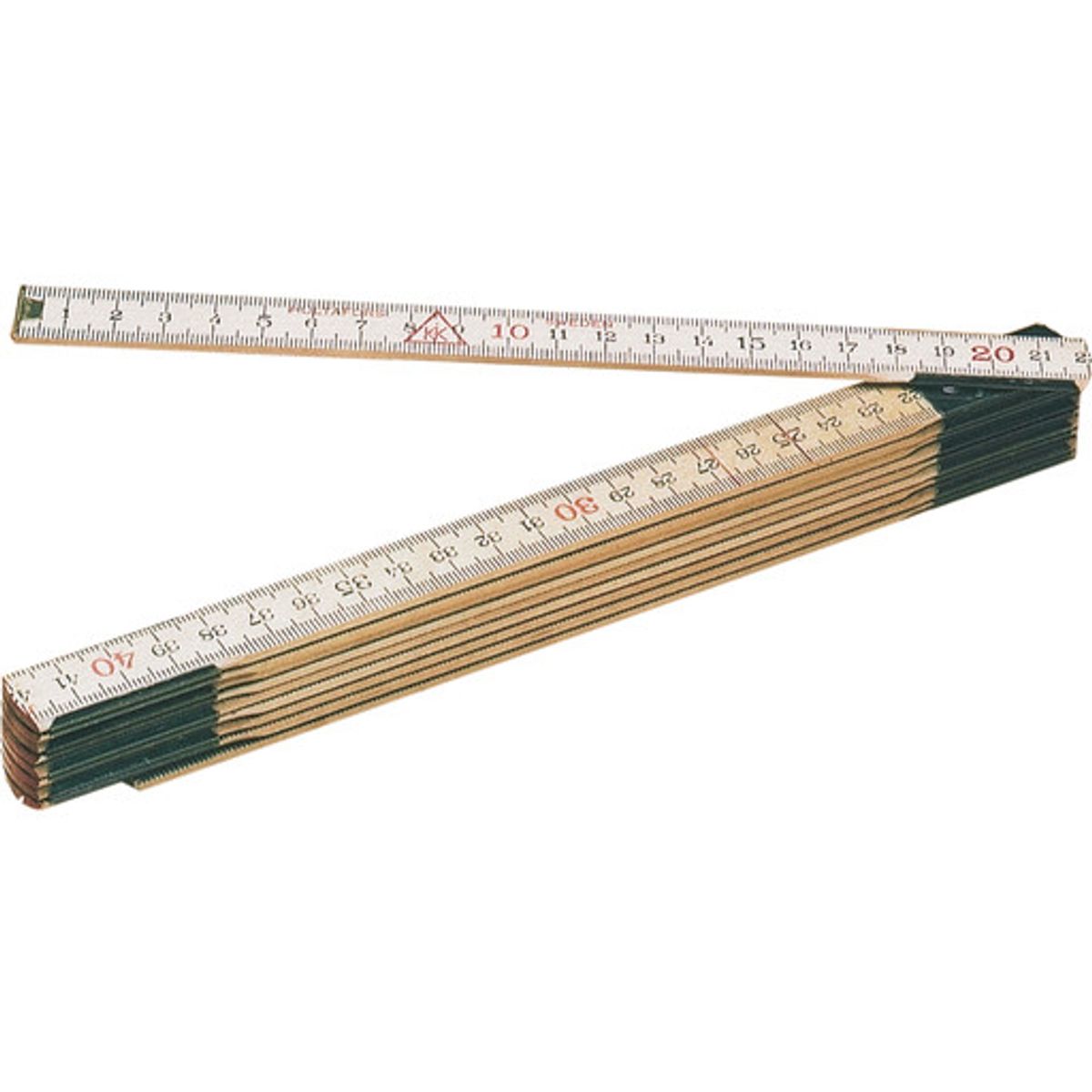 Hultafors træ tommestok 2 meter - 10 led