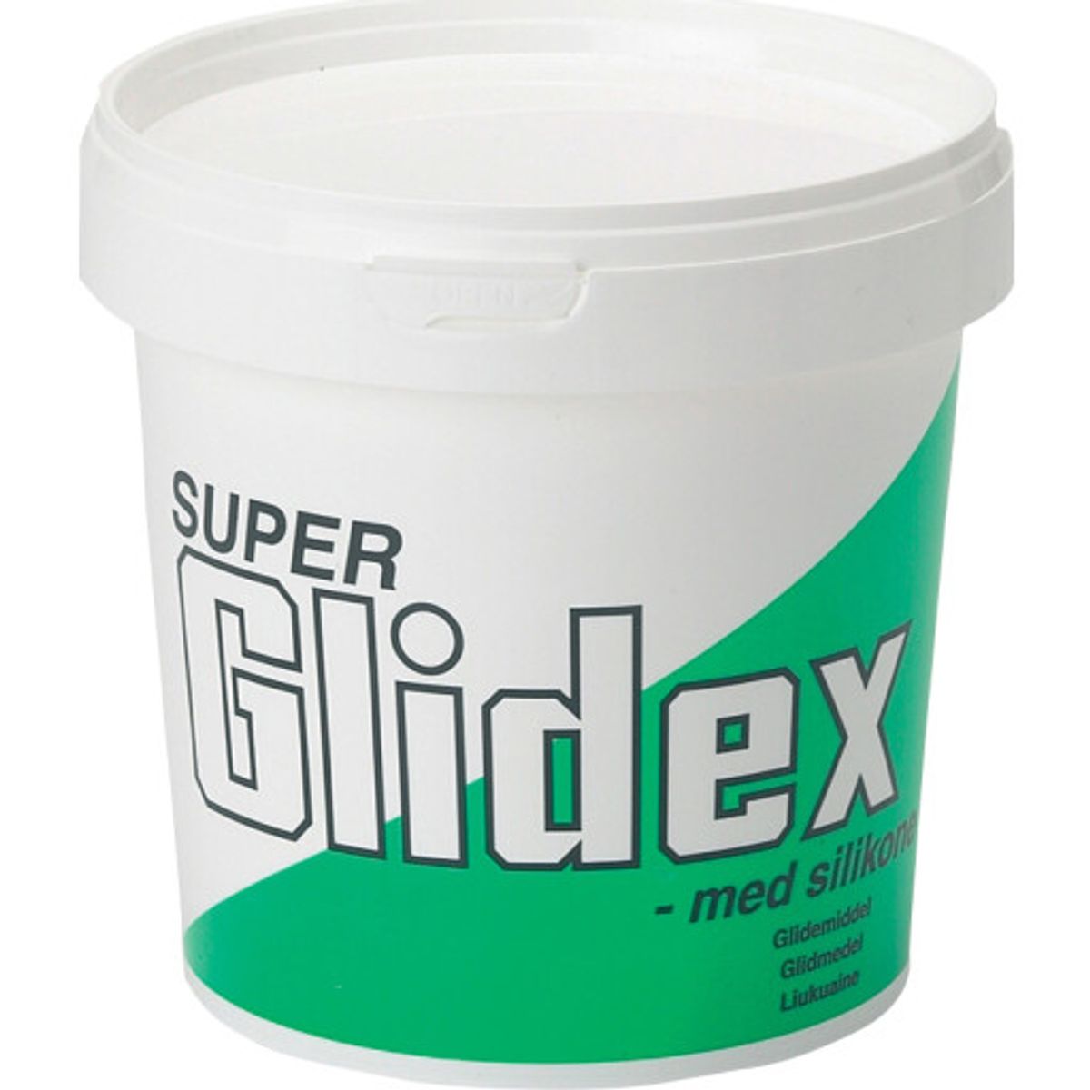 Super Glidex silikonebaseret glidemiddel i spand, 1 kg