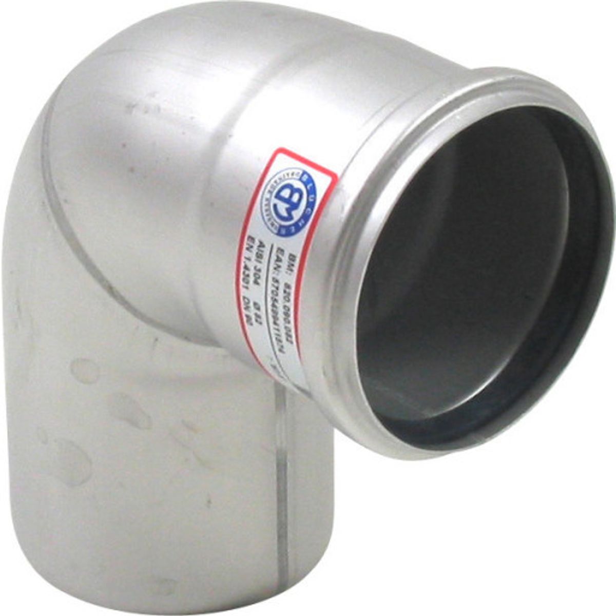 Ø 82 mm x 87,5° Bøjning syrefast AISI316L/EN1.4404 Blücher