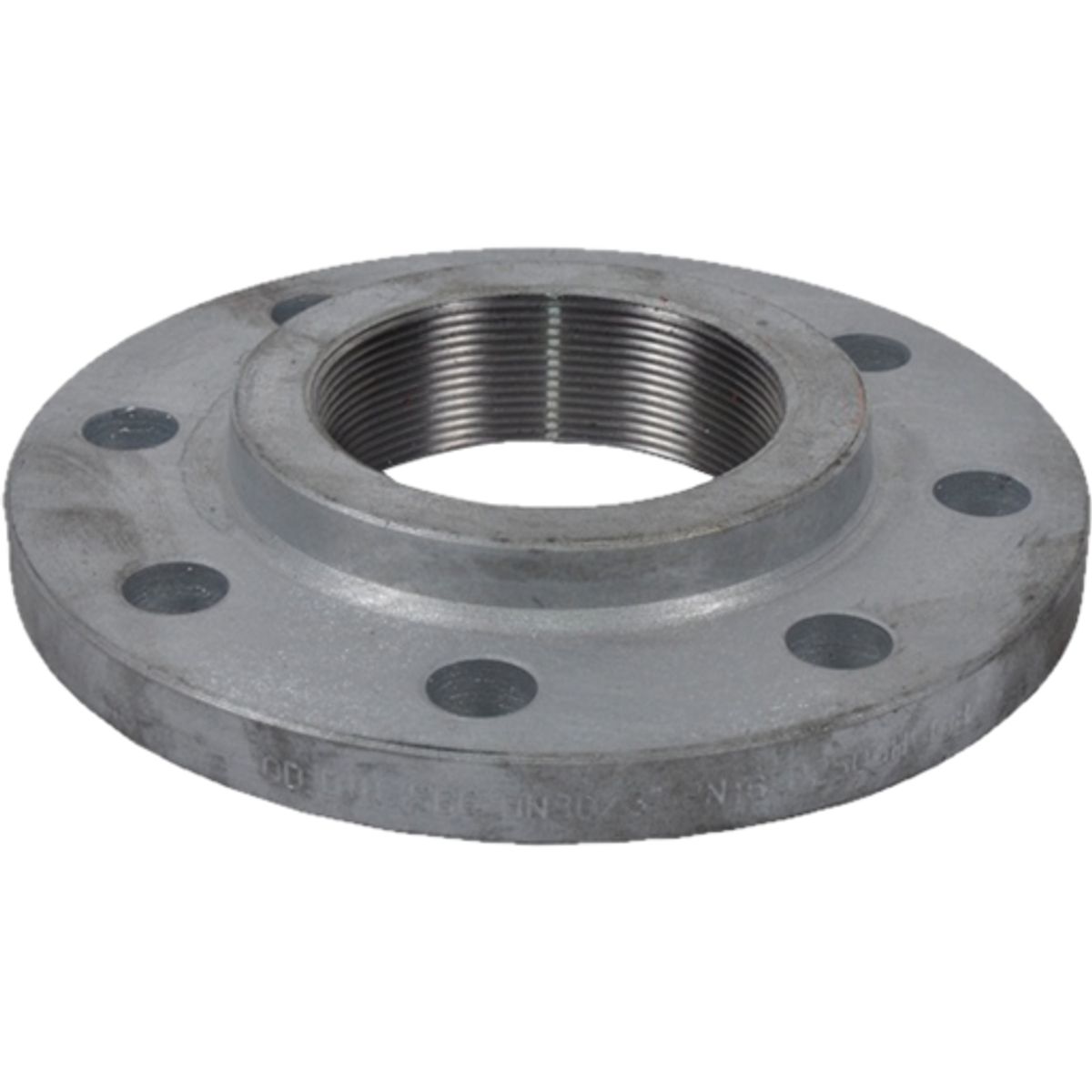 1.1/4" Galvaniseret gevindflange P250GH EN1092-1 PN6