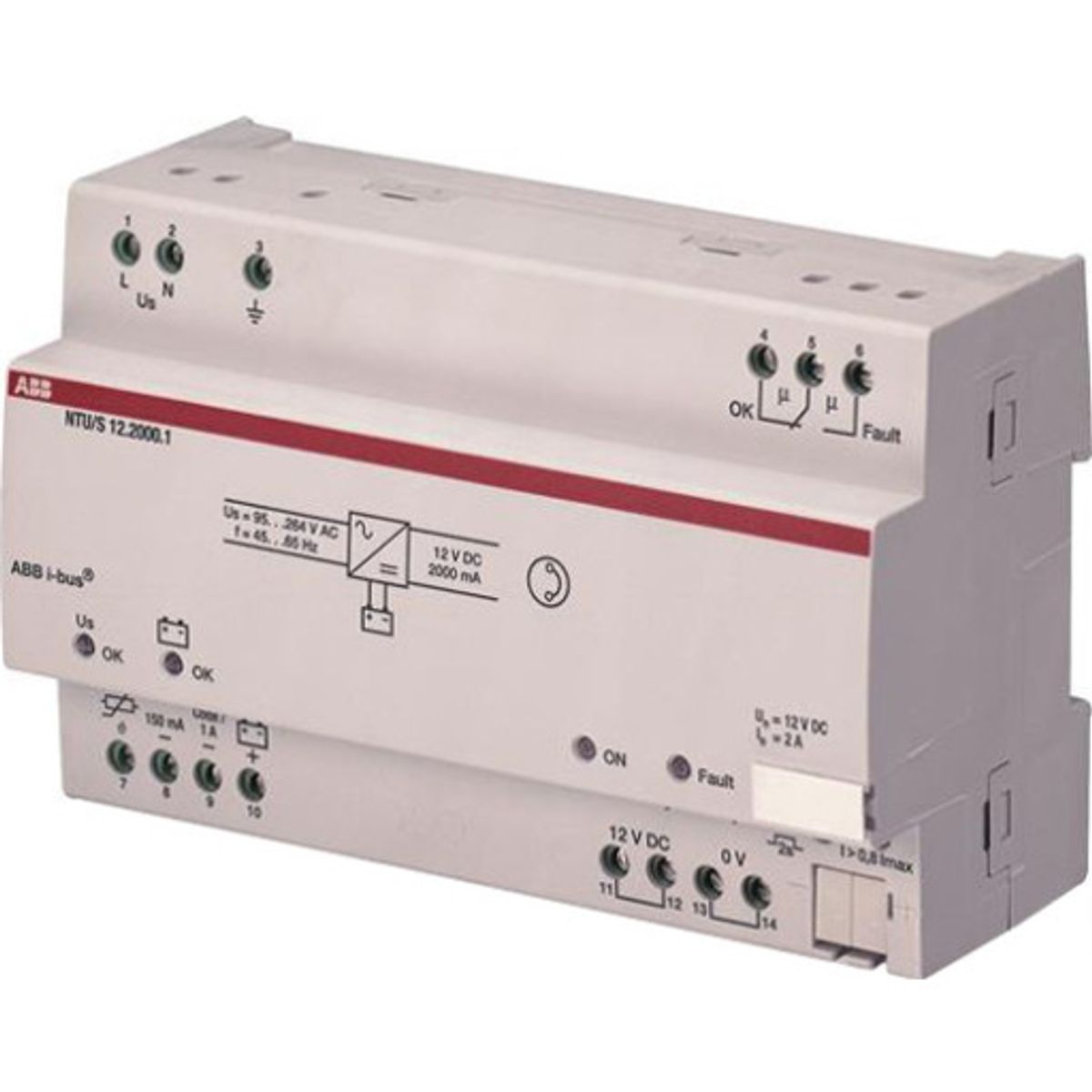 KNX Ups Strømforsyning 12V Dc mdrc