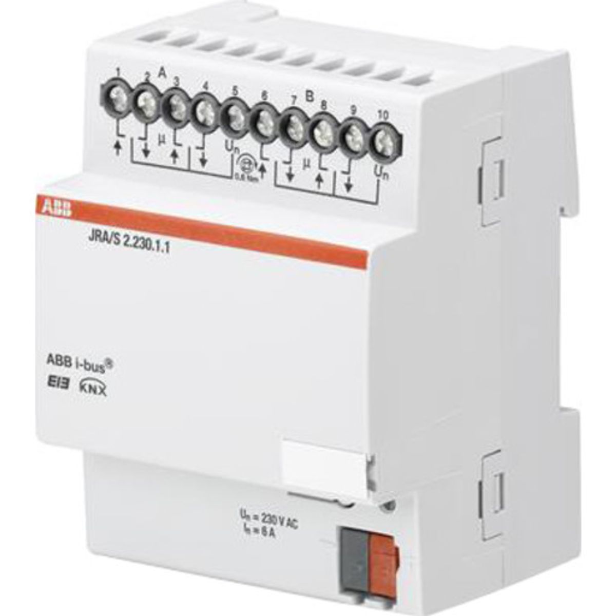 KNX Persienneaktuator 2-Kanal 230V AC mdrc JRA/S 2.230.1.1