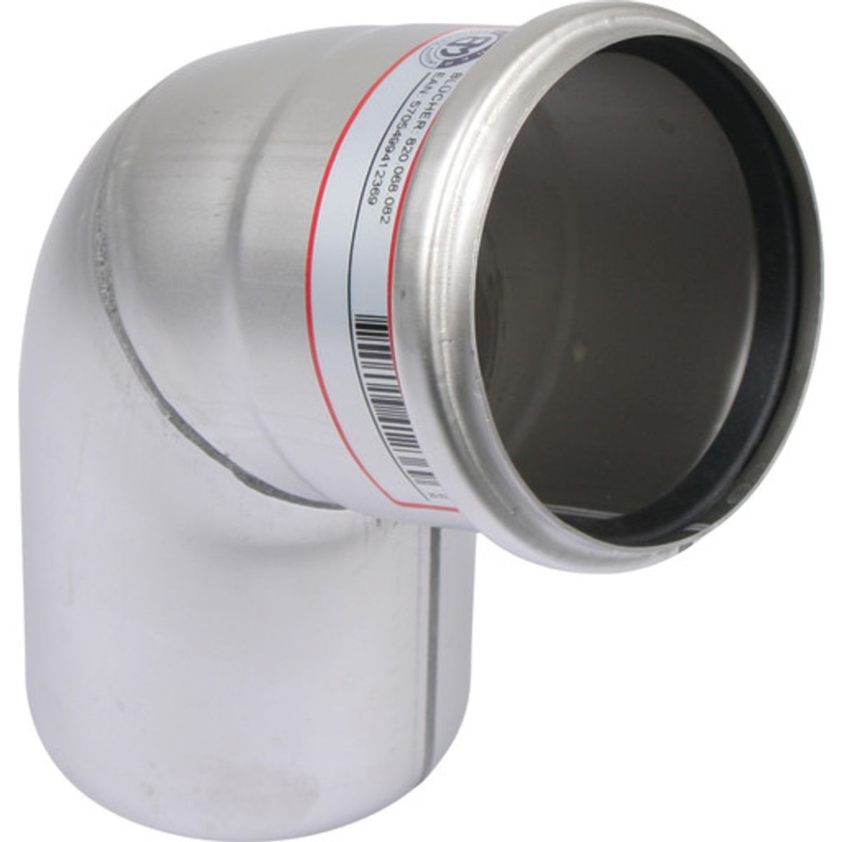 Ø 82 mm x 68° Bøjning syrefast AISI316L/EN1.4404 Blücher