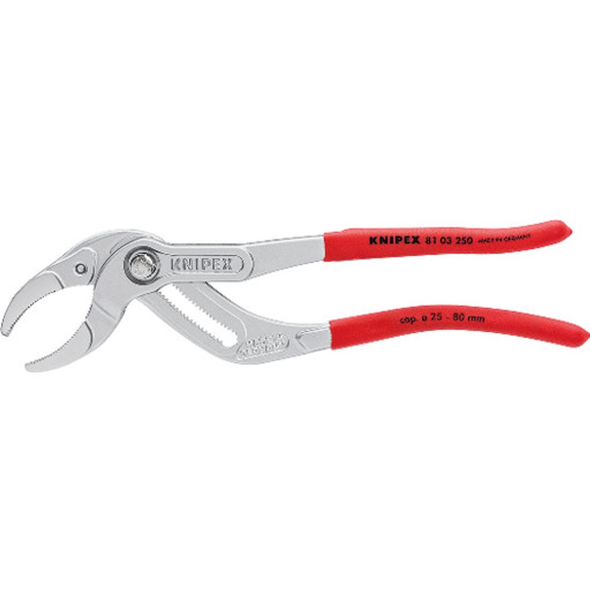 KNIPEX vandlås- og konnektortang forkromet 250 mm