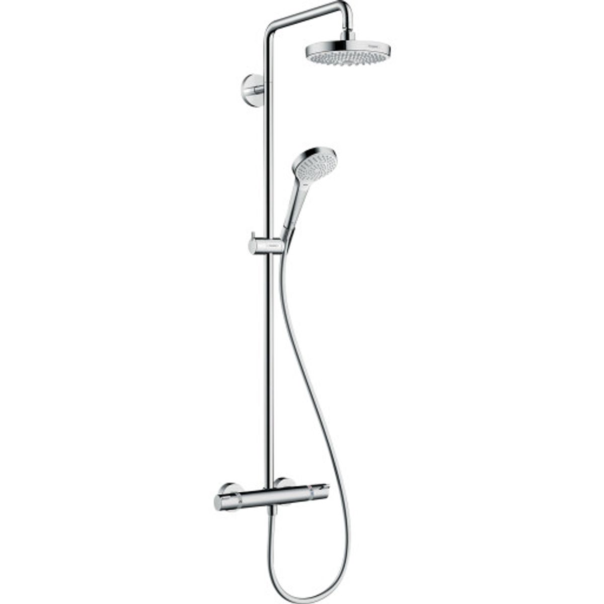 Hansgrohe Croma Select S 180 brusesæt, krom/hvid