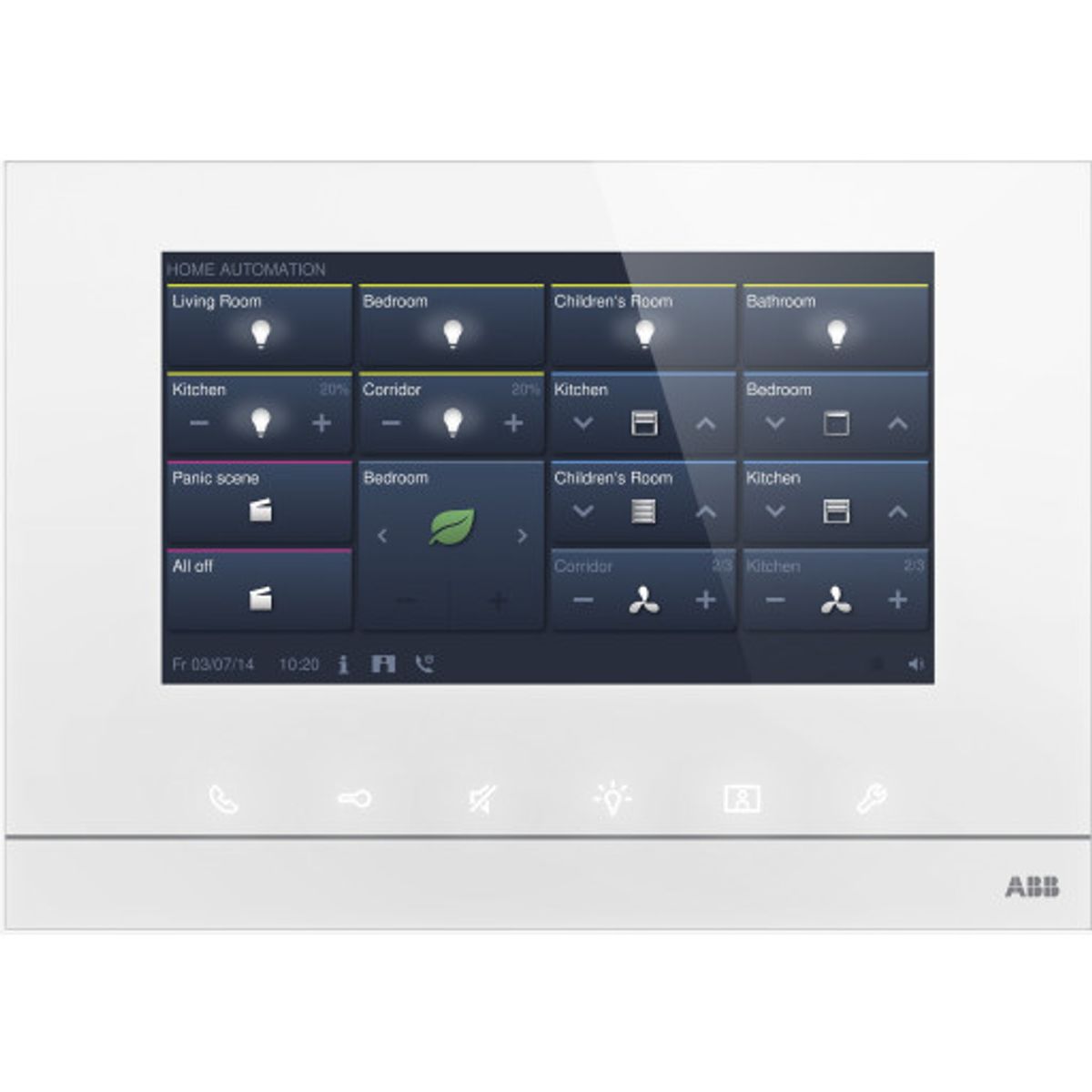 ABB free-homeTouch 7" hvid DP7-S-611