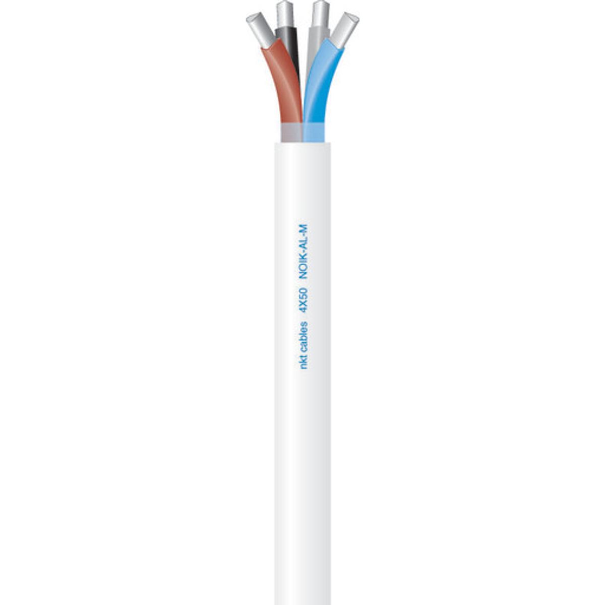 Kabel NOIK-AL-M 90° 4x25 grå T1000