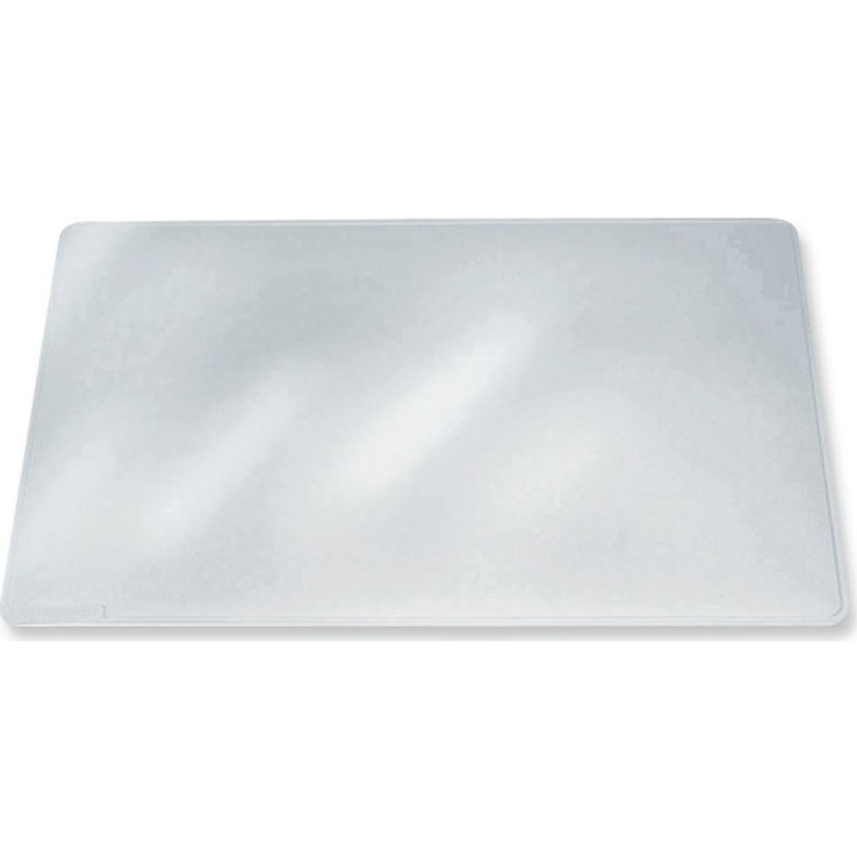 Skriveunderlag, 50 x 65 cm, refleksfri klar PVC-plast