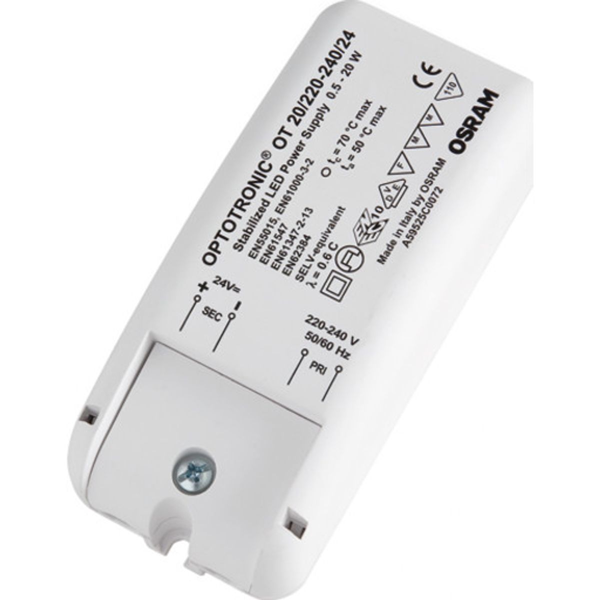 LED DRIVER OT 20W 24V DC