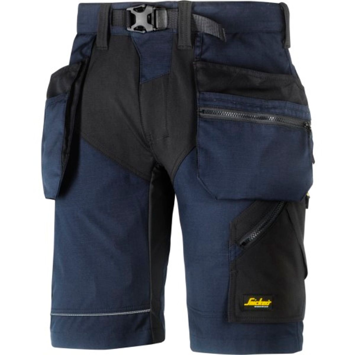 Snickers FlexiWork shorts med hylsterlommer, 6904, navy, Str. 54