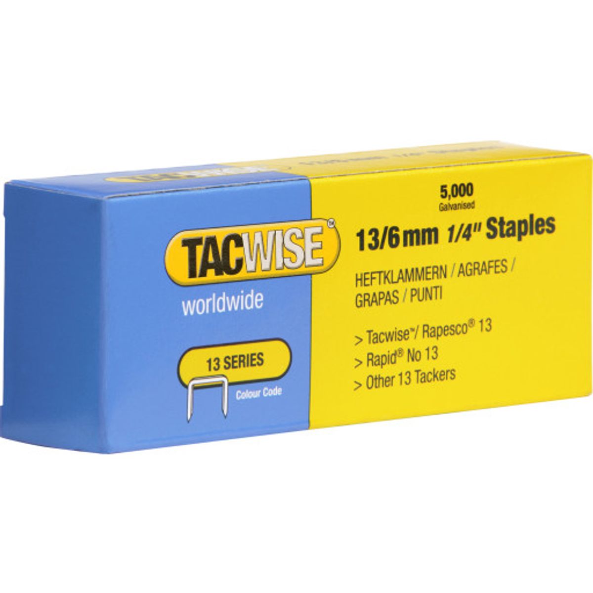 Tacwise hæfteklammer 13/6mm - 5000stk