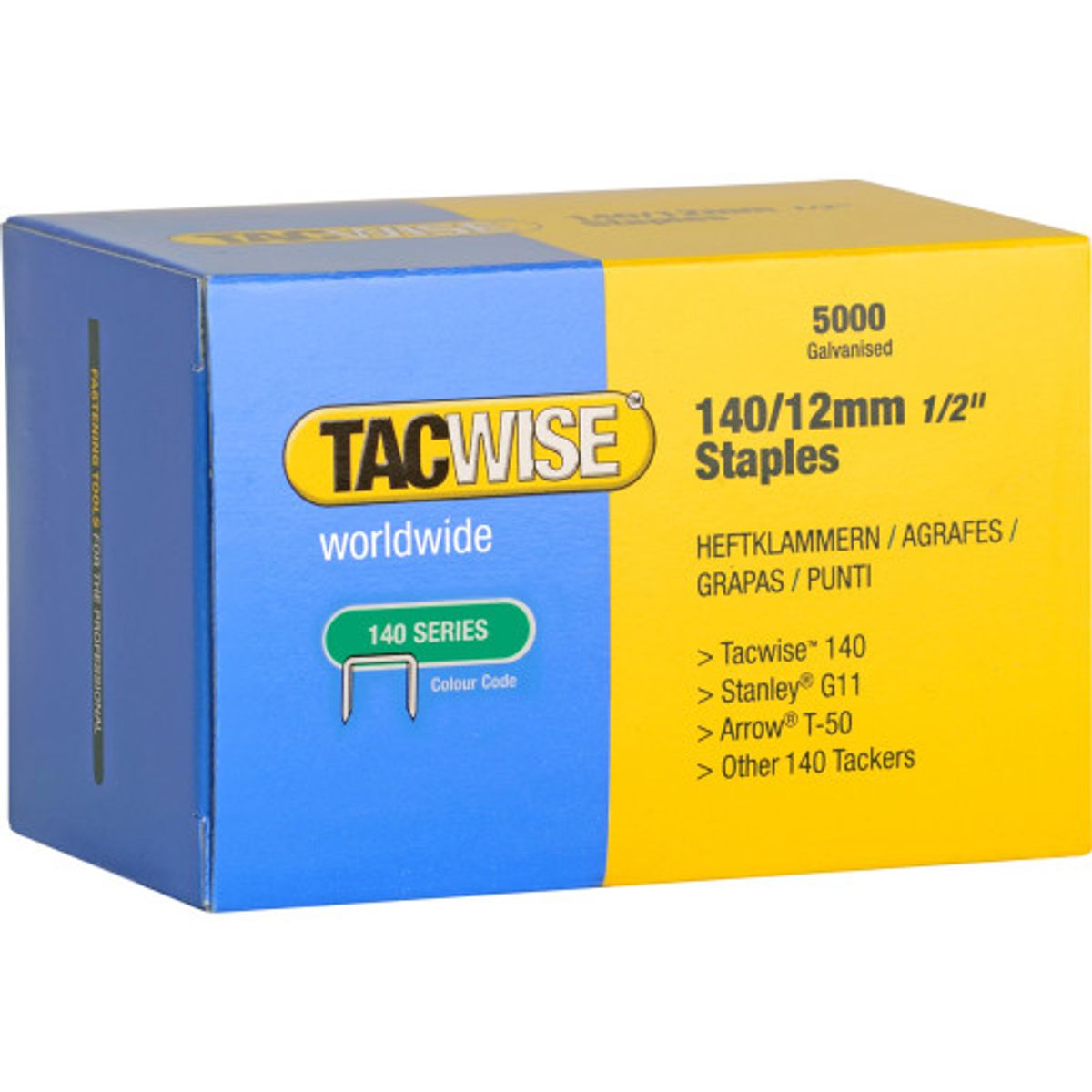 Tacwise hæfteklammer 140/12 mm