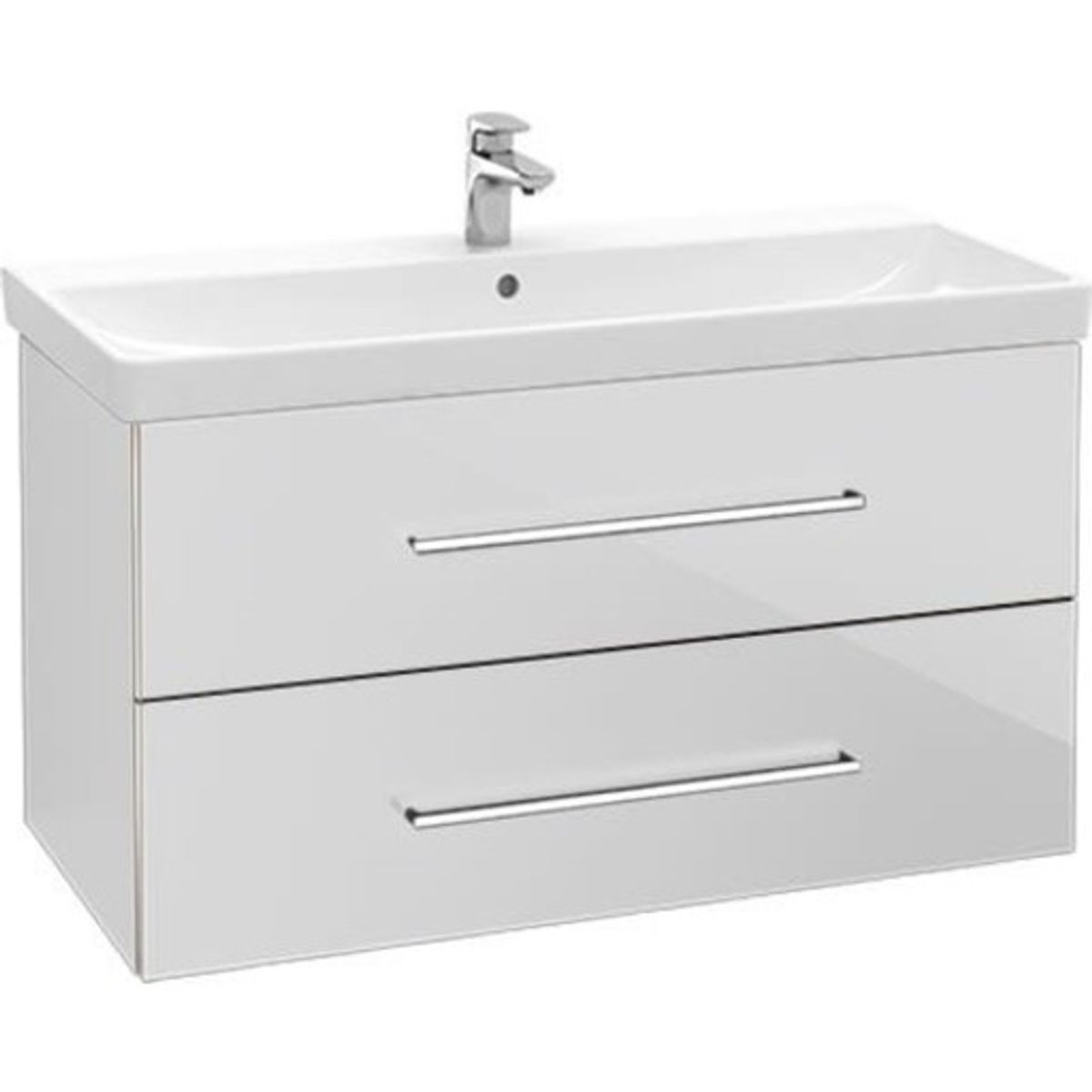 V&B A891 Avento vaskeskab CrystalWhite