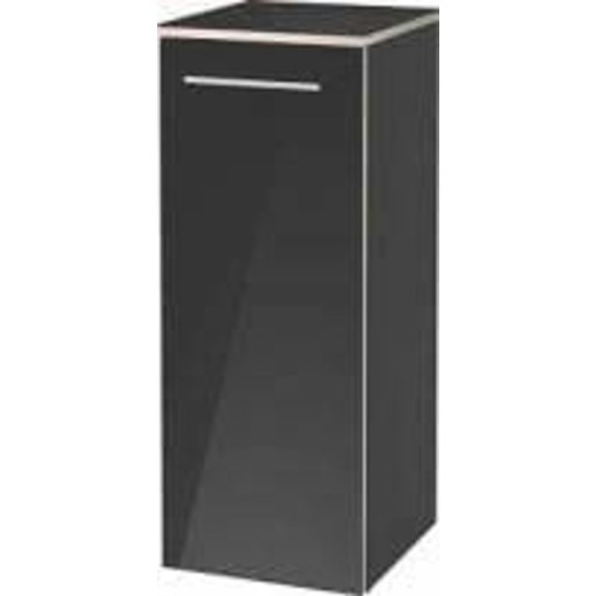 V&B A895 Avento sideskab Venstre Crystal Black