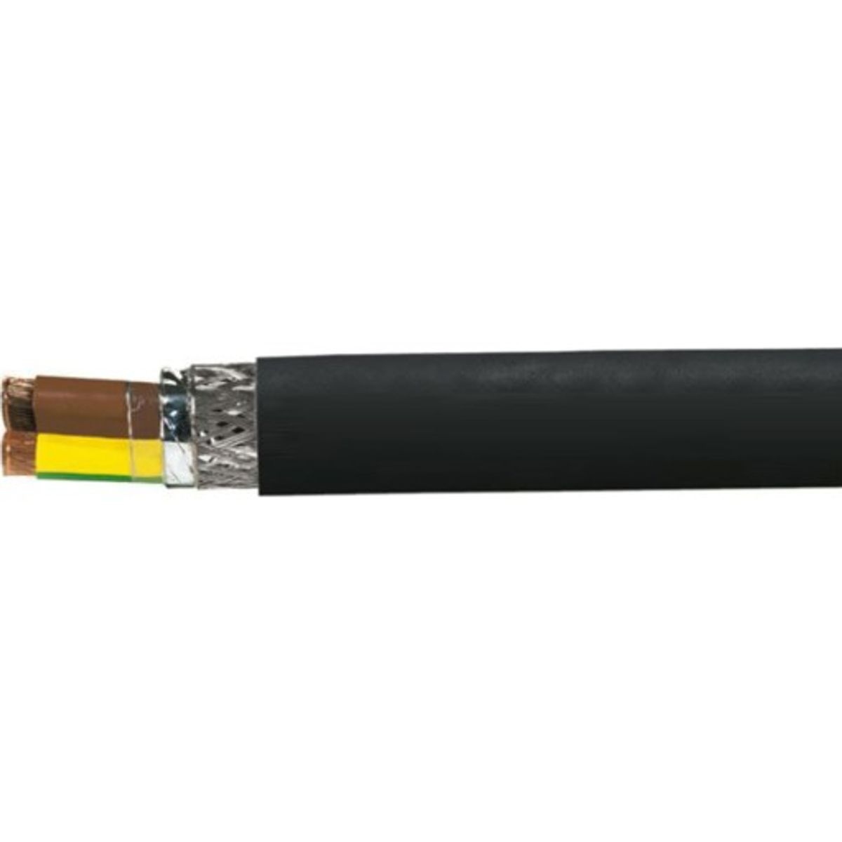 Motorkabel 2YSLCYK-J EMC 4G2,5 mm², sort, T500