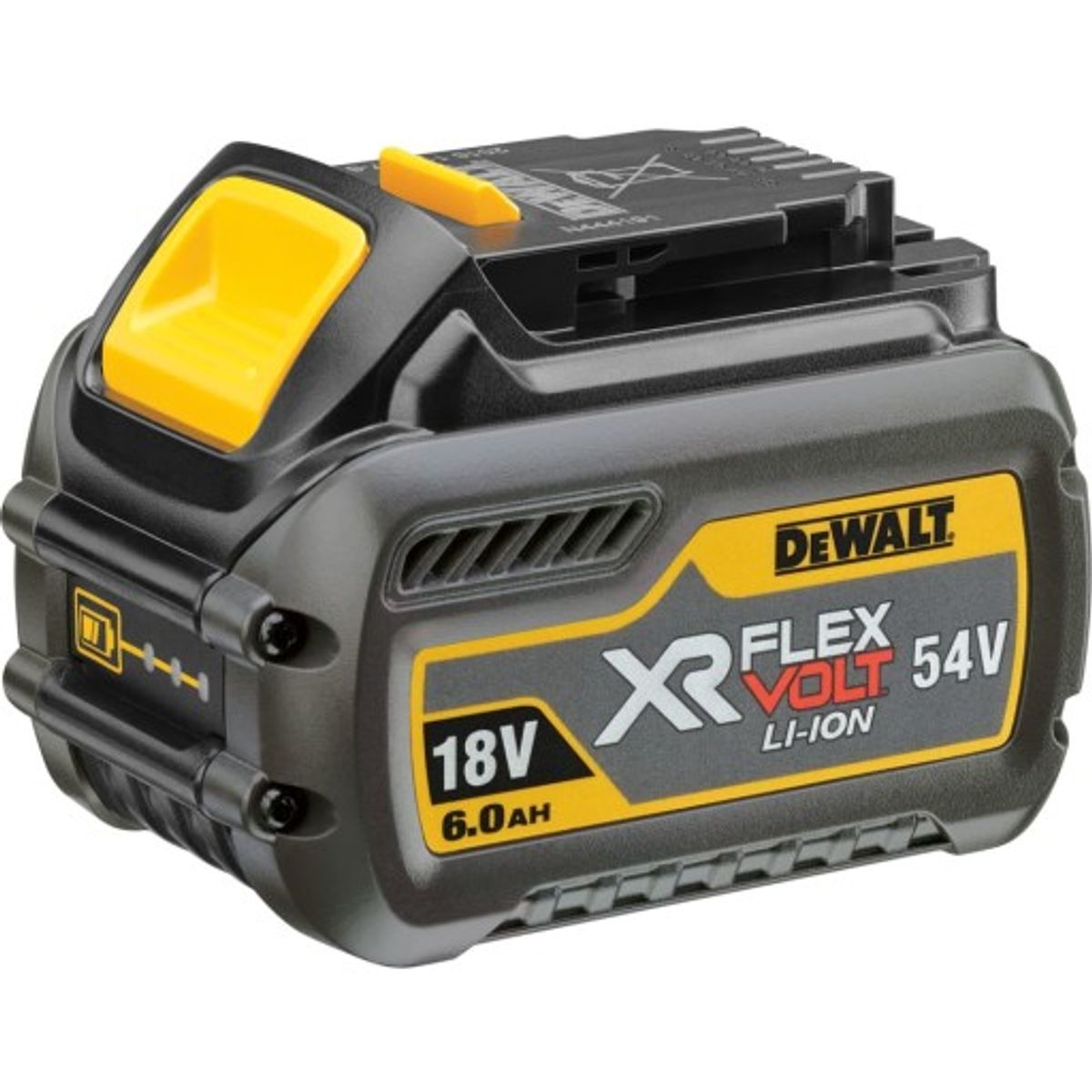 Dewalt Flexvolt batteri, 18V/6,0Ah el. 54V/2,0Ah