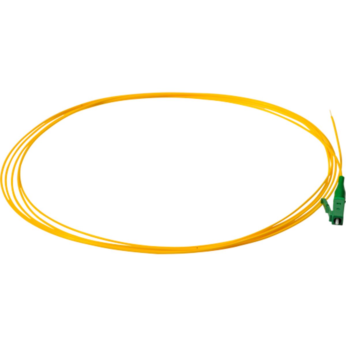 Pigtail OS2 LC 9/125µm SM 2M, APC, PVC, easy strip