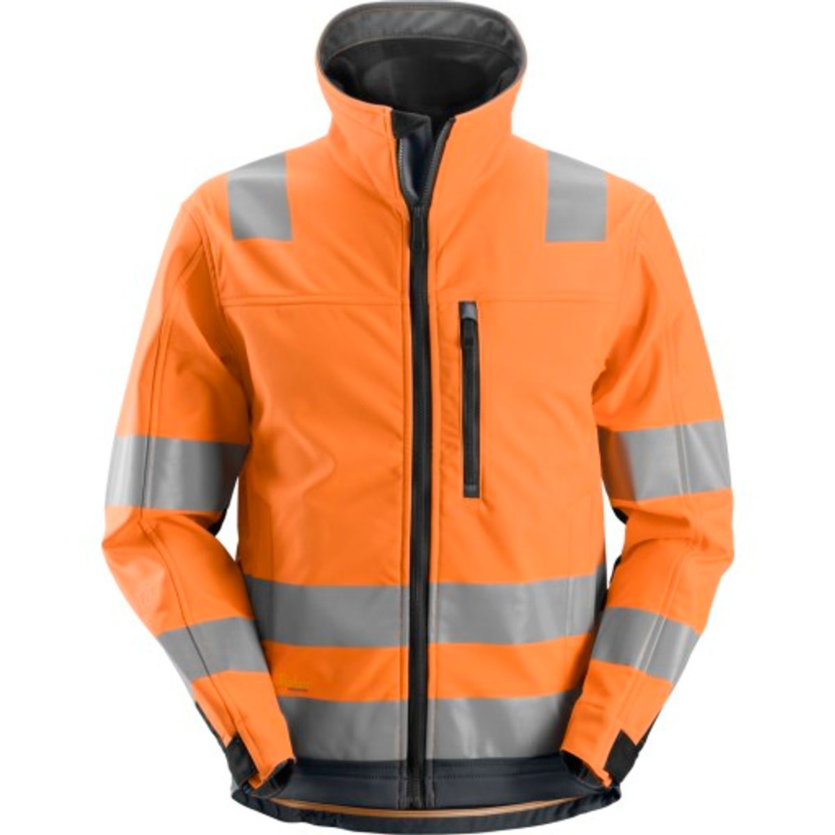 Snickers High-Vis softshelljakke 1230, orange/koksgrå kl. 3, XL