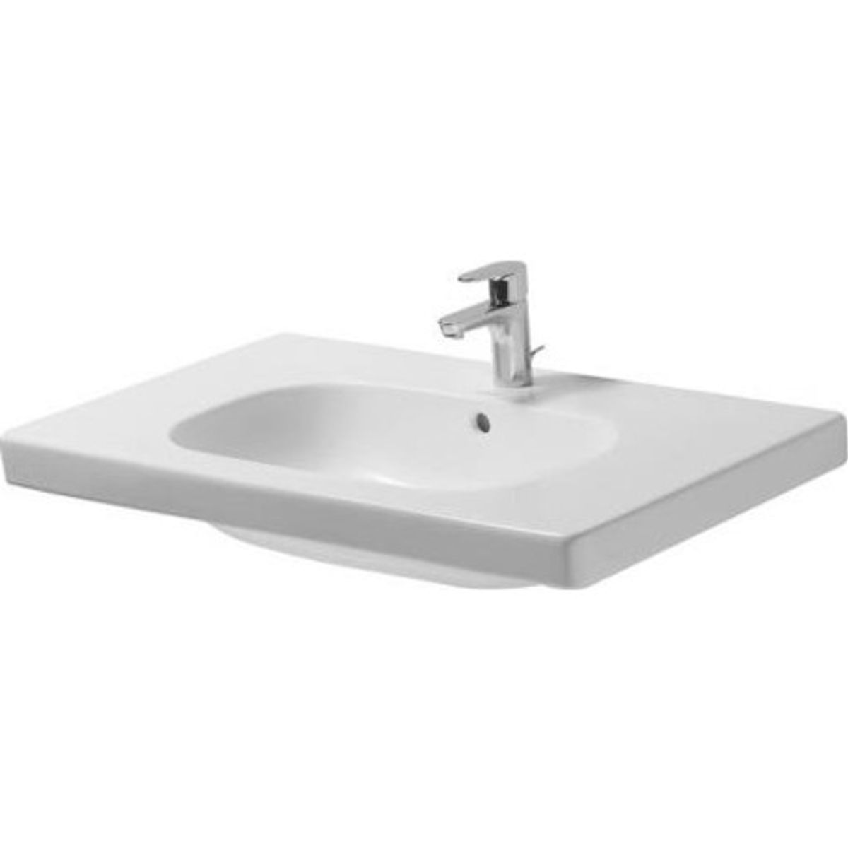 Duravit D-Code håndvask, 85x48 cm, hvid