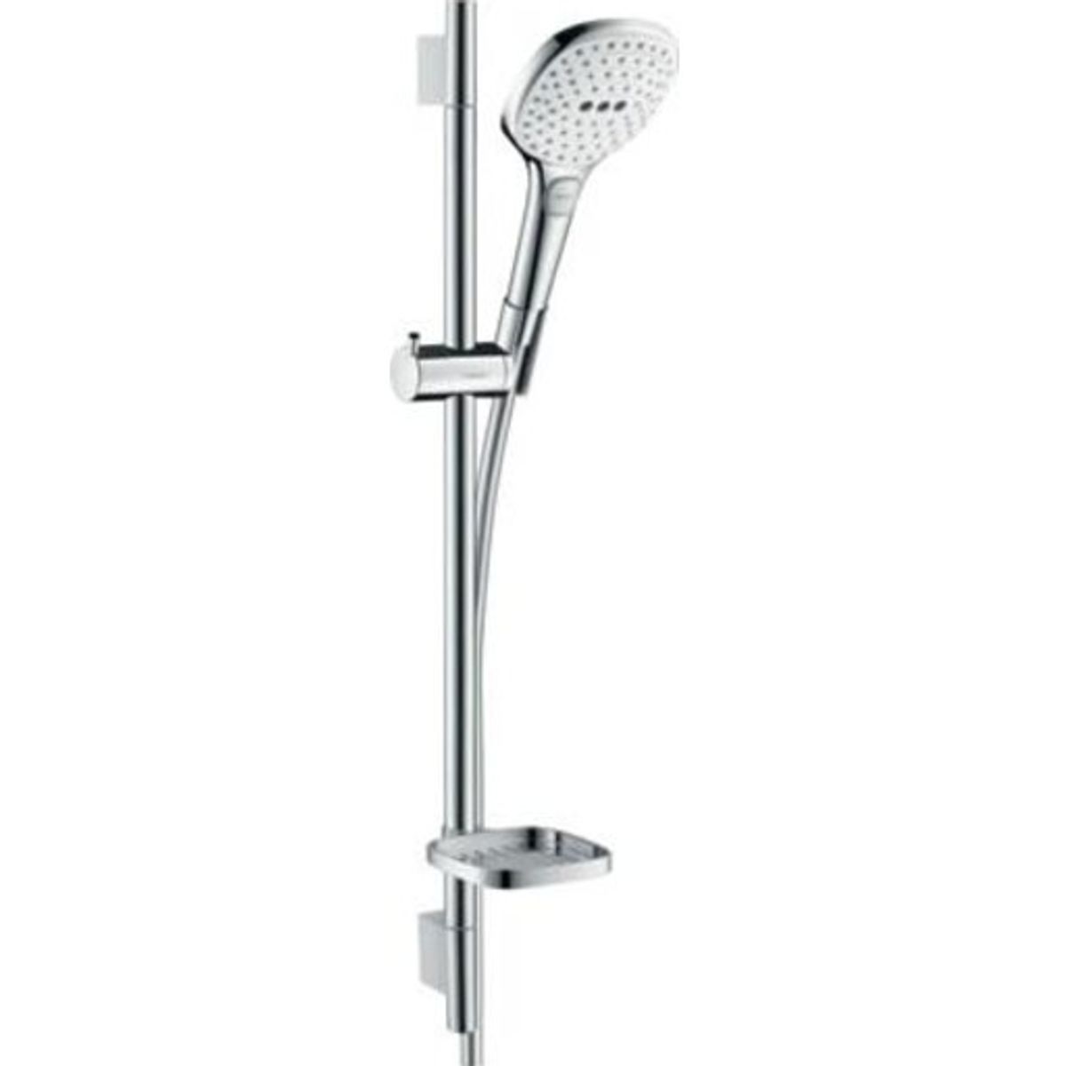 Hansgrohe Raindance Select E 120 brusesæt, krom/hvid