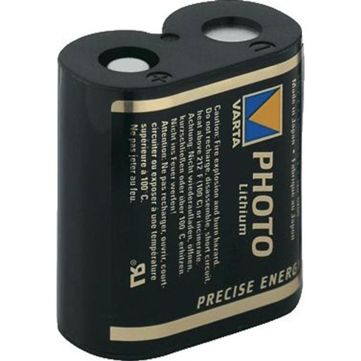 Batteri 6 V Lithium, Type CR-P2