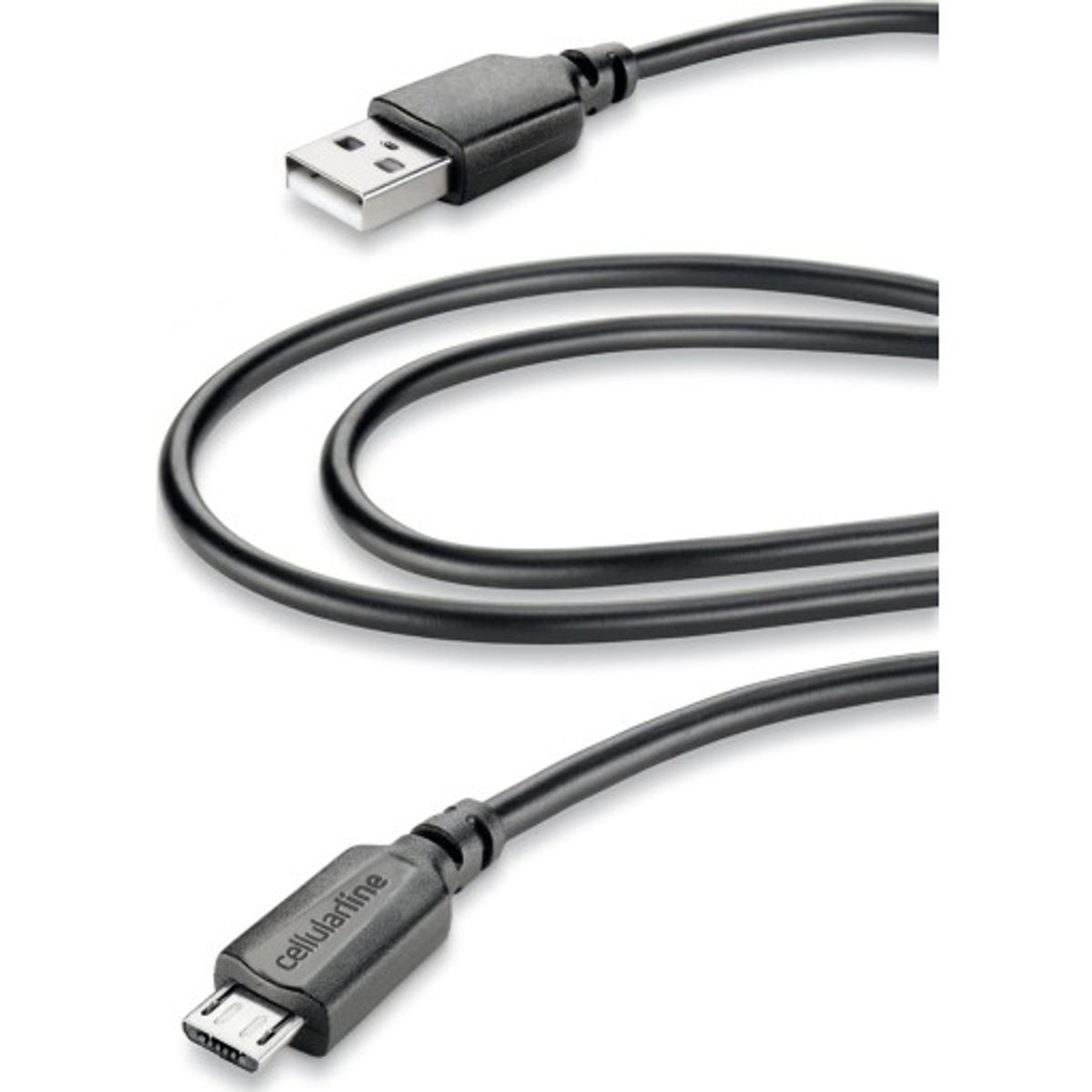 Cellularline Ladekabel med Micro USB - 2 meter