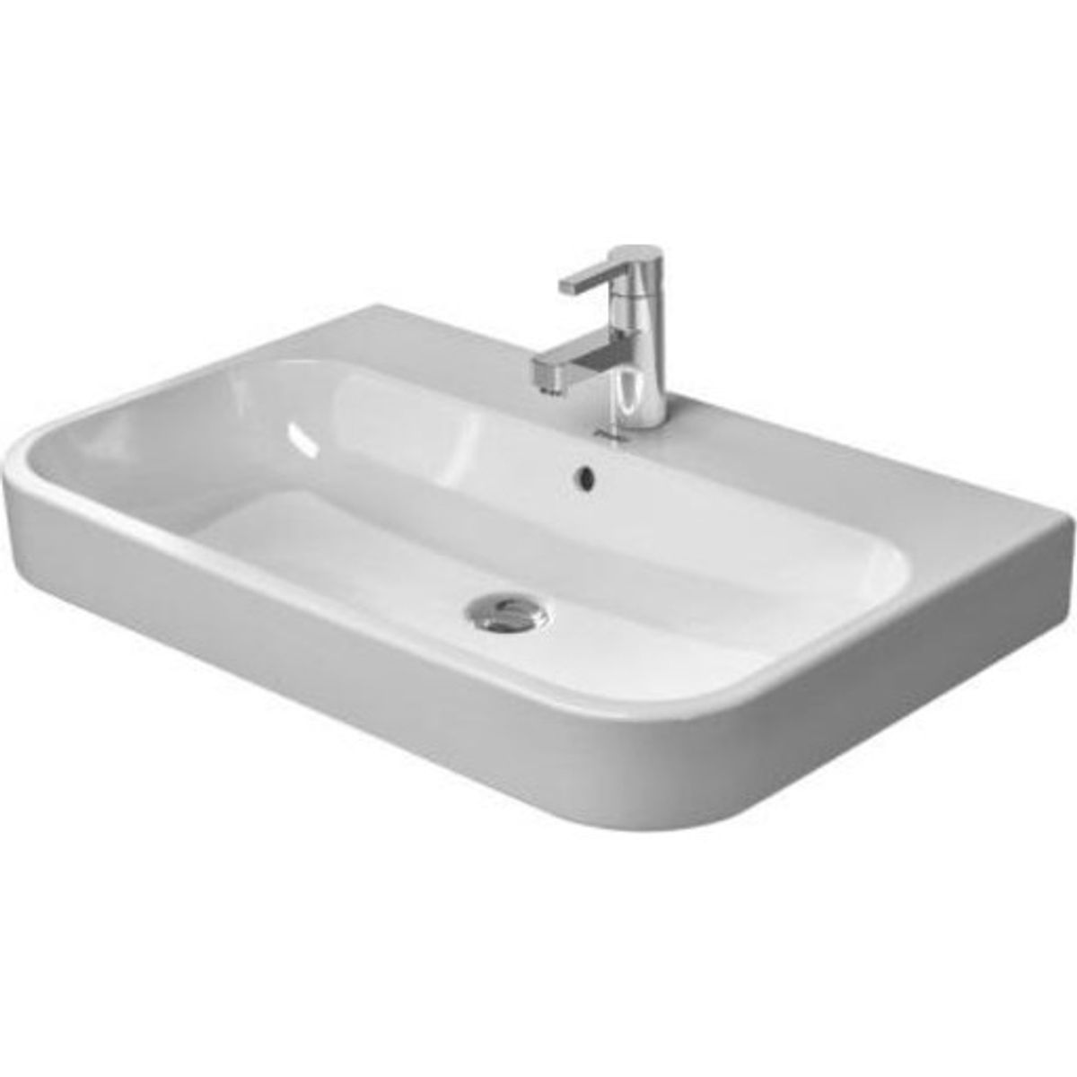 Duravit Happy D.2 håndvask, 80x50,5 cm, hvid