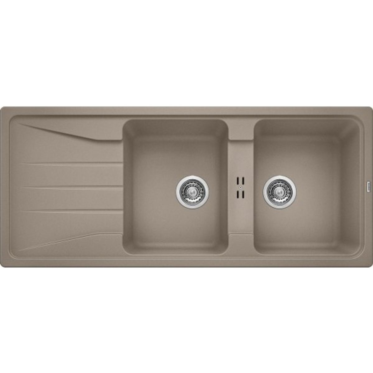 Blanco Sona 8S UX køkkenvask, 116x50 cm, beige