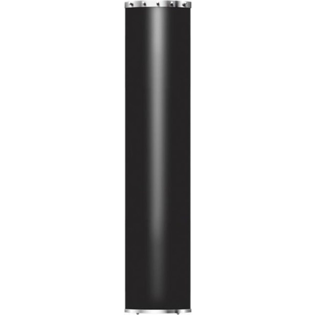 Pax Velvet 1030 håndklædetørrer, el, LED, 21x103 cm, sort