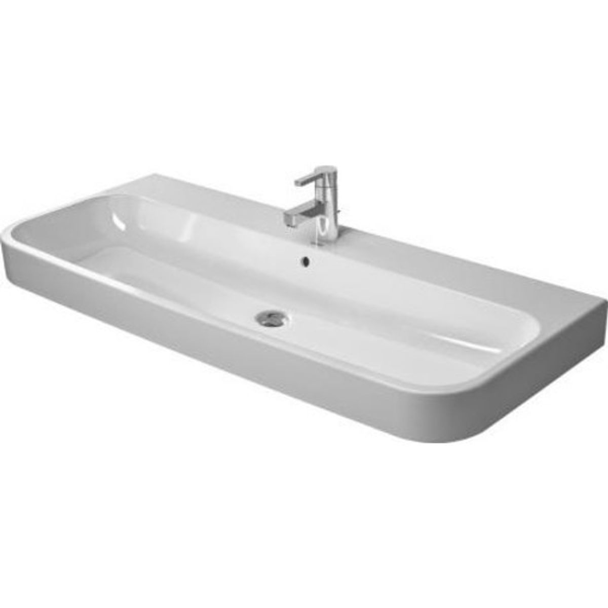 Duravit Happy D.2 håndvask, 120x50,5 cm, hvid