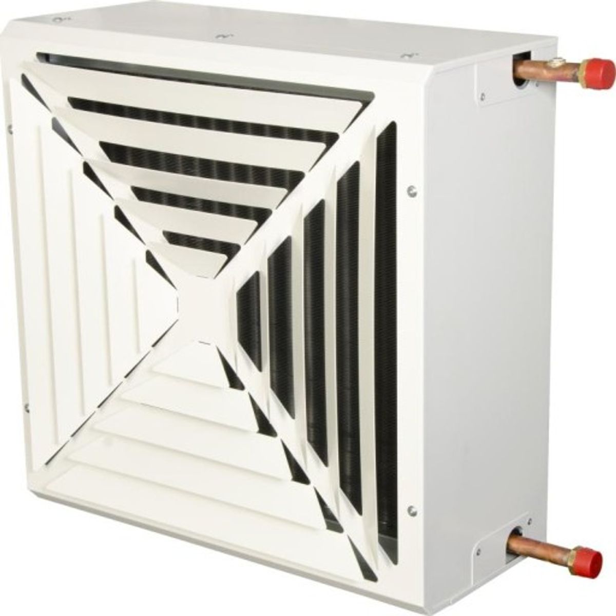 Air Connection designfront med 4-vejs design til Savana 6 varmeventilatorer