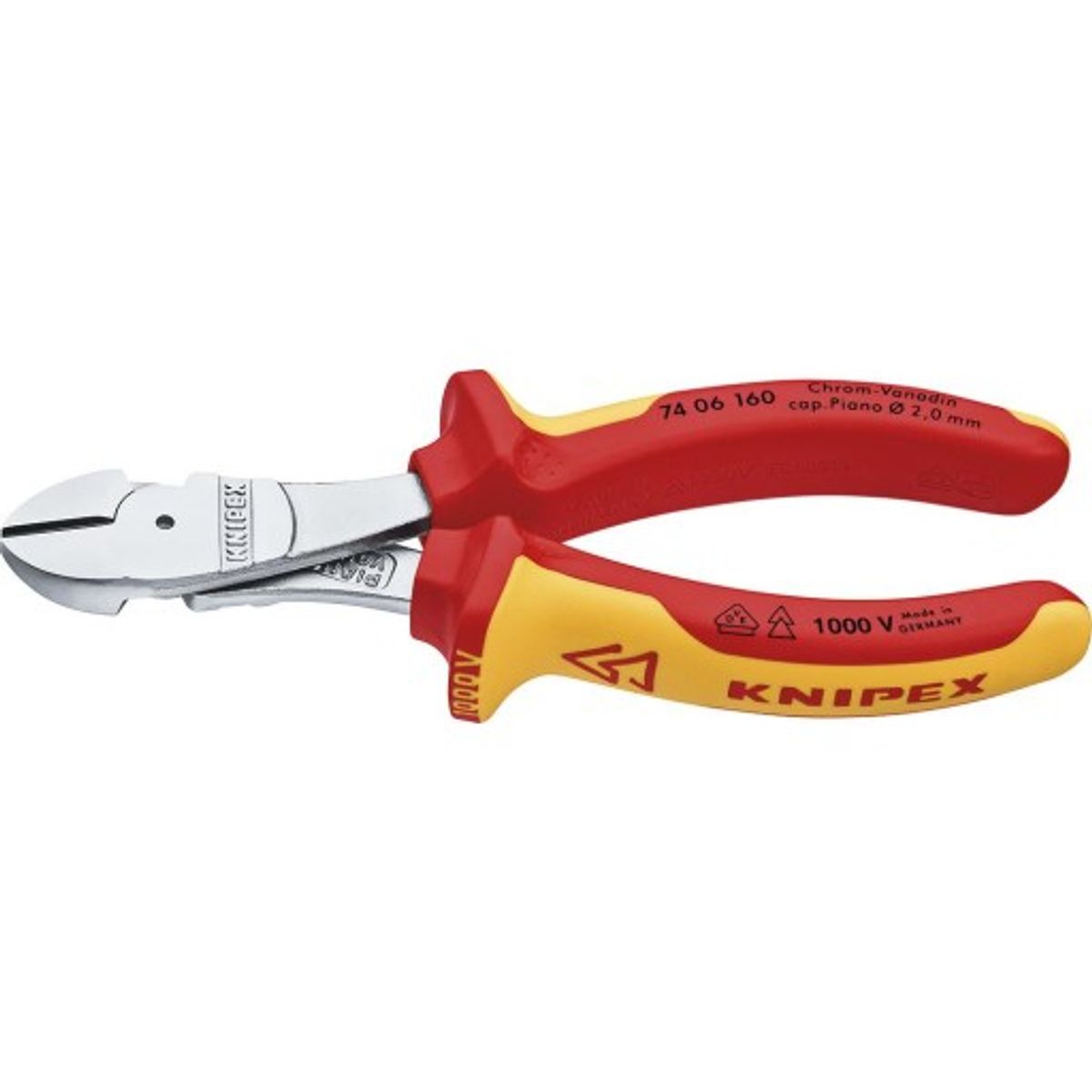 Knipex Kraft skævbider - 160mm - 1000 volt