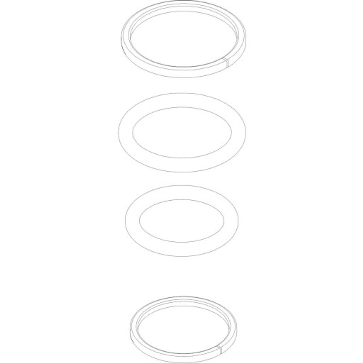 Damixa O-ring og slideringe til G type V3.0