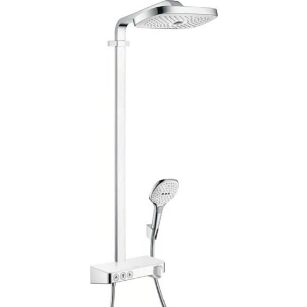 Hansgrohe Raindance Select E 300 brusesæt, krom/hvid