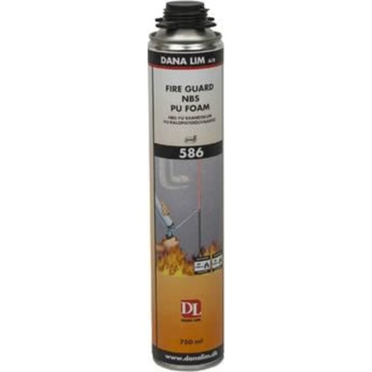 Dana Lim NBS Fire Guard PU Foam 586 brandskum, 750 ml