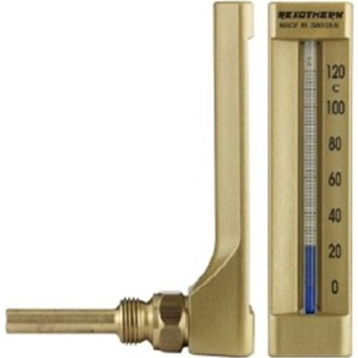 Erik Færgemann maskintermometer 1/2"x65 mm, vinkelløbende